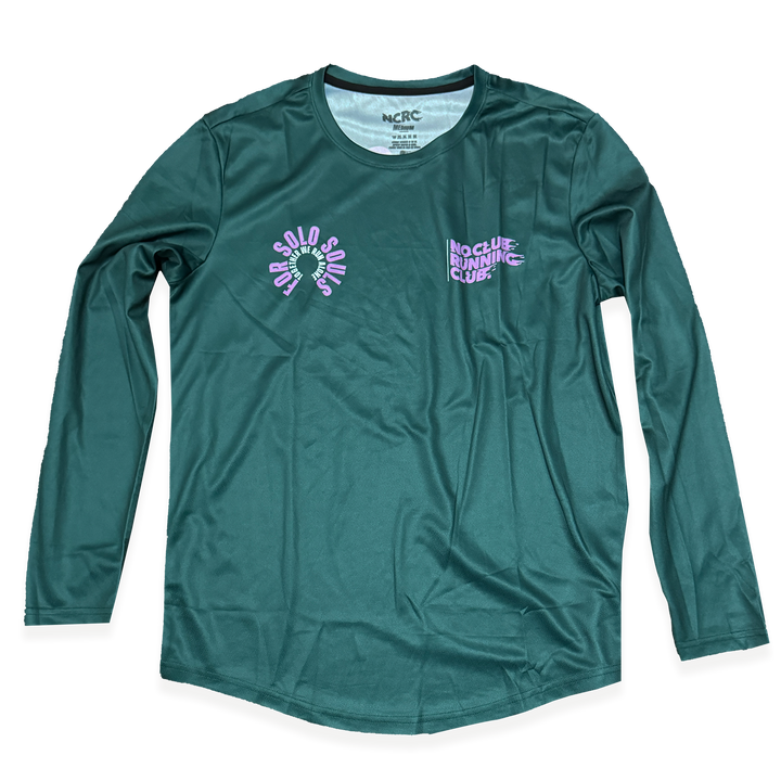 NCRC: Unisex Fits: Solo Souls -  Long Sleeve Training Jersey - Jade/Lavender/White