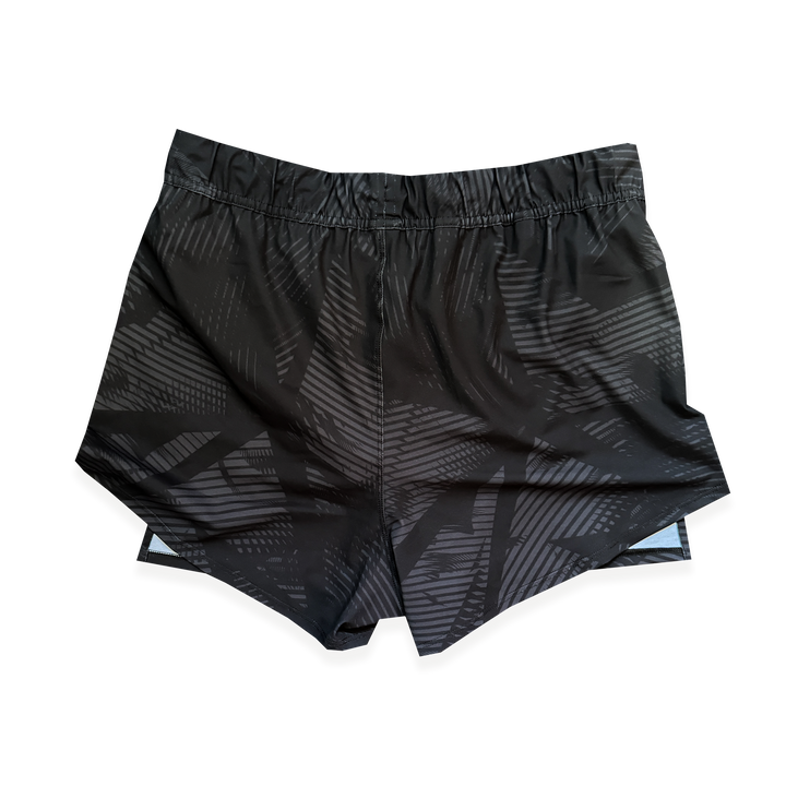 NCRC: Unisex Fits: Essentials V2 -  Brief Lined Split Racing Shorts - Black