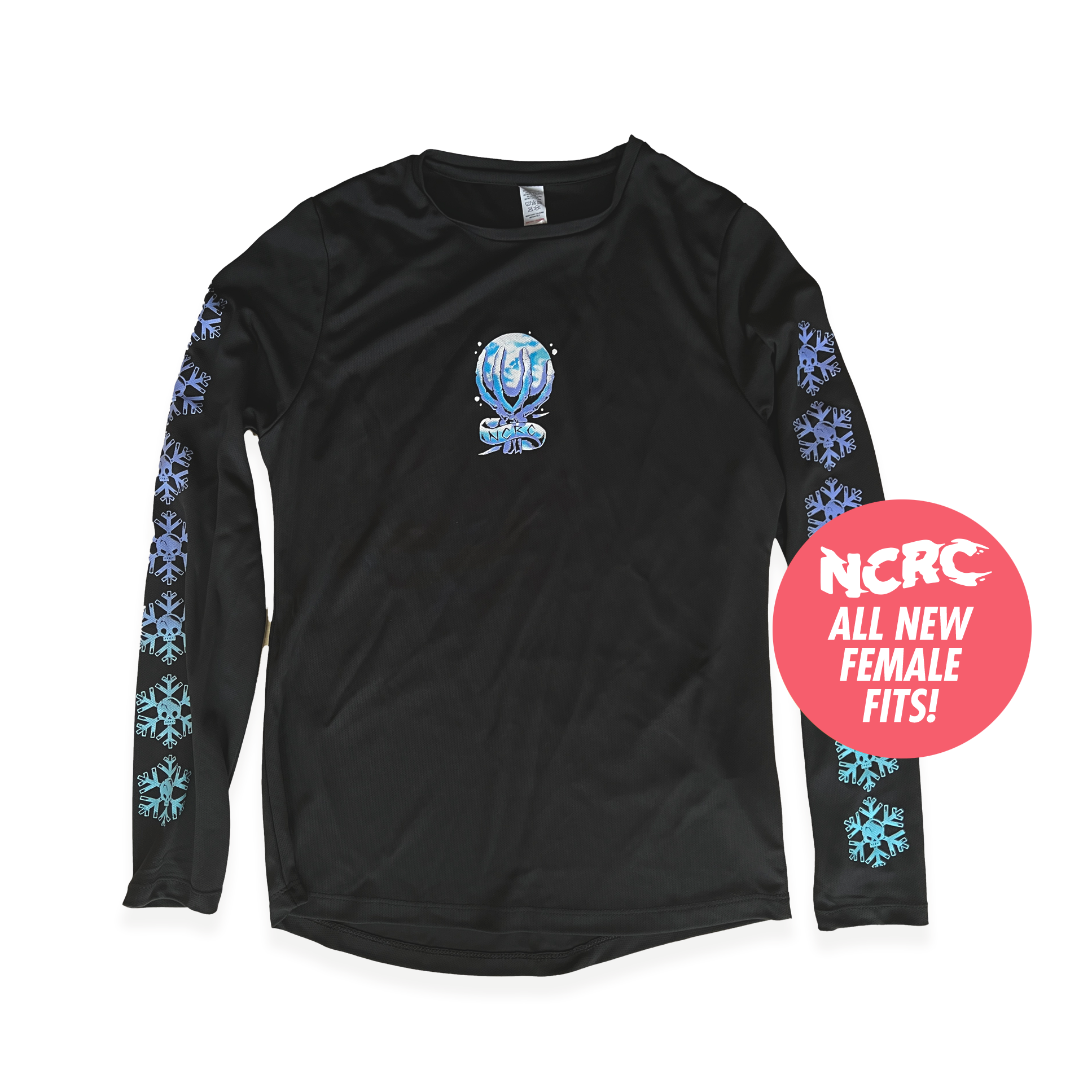 NCRC Female Fits: Cruel Winters - Black Long Sleeve Training Jersey