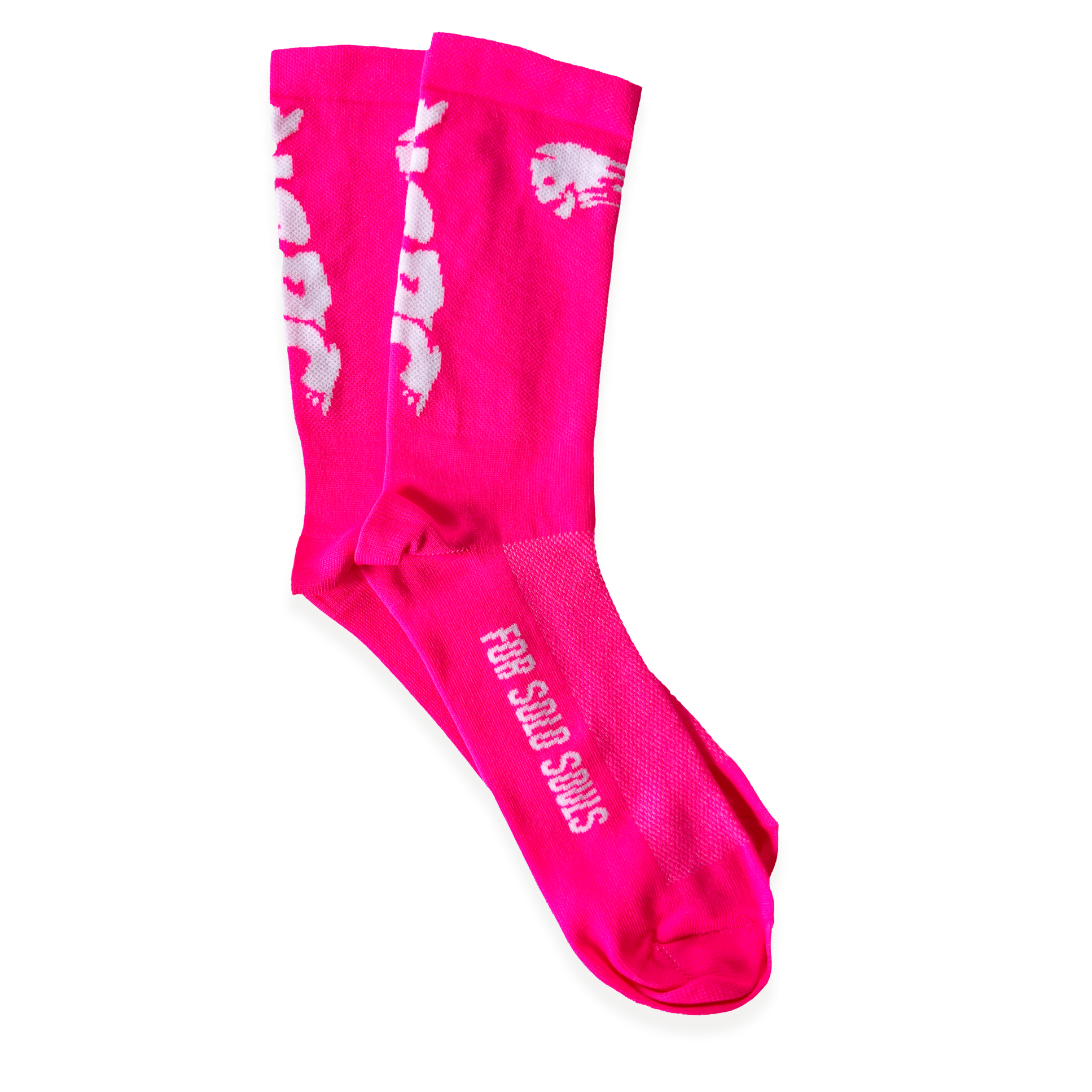 NCRC Running Socks 2023 Fluro Pink