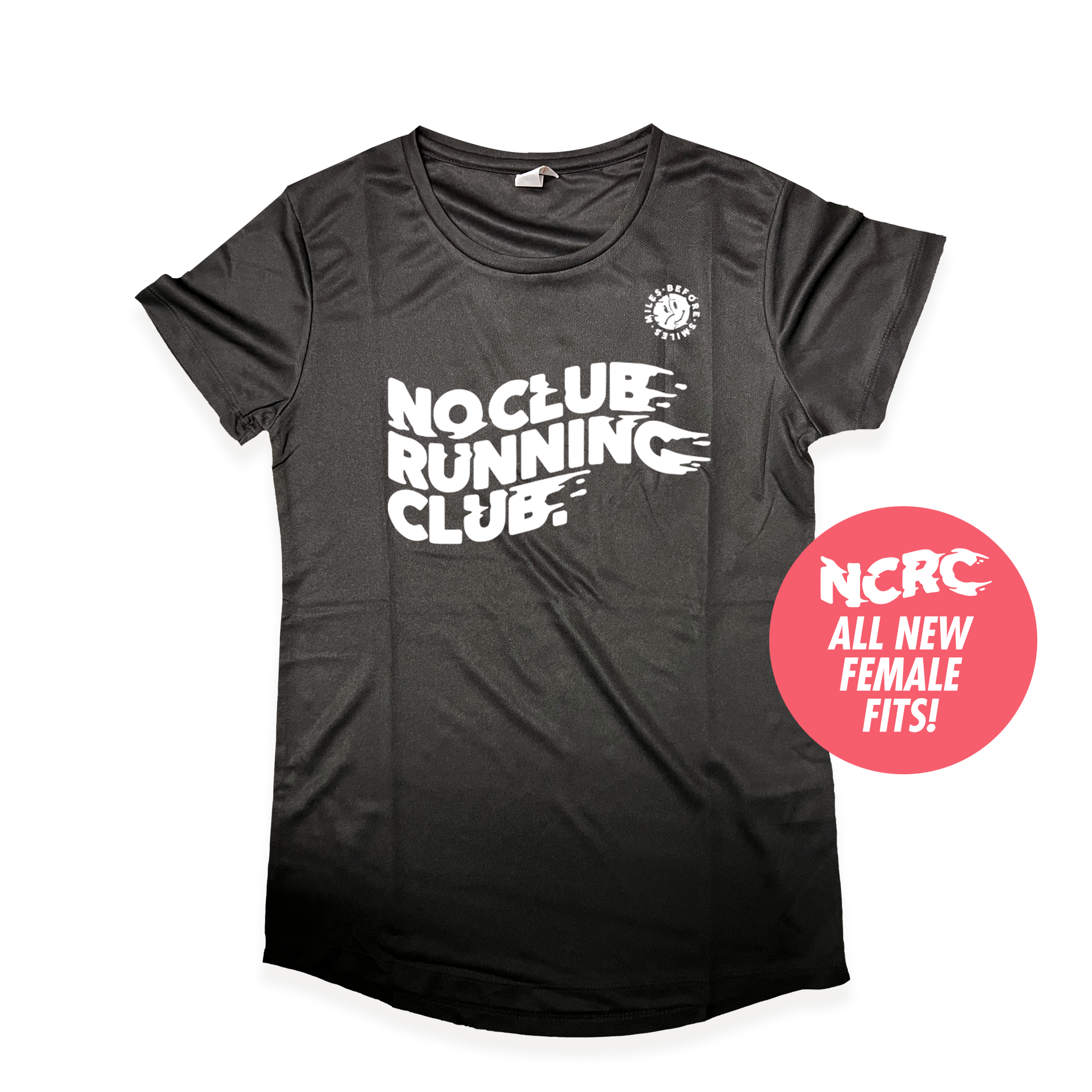 NCRC Essentials: Female Fits -  Short Sleeve Training Jersey - Black