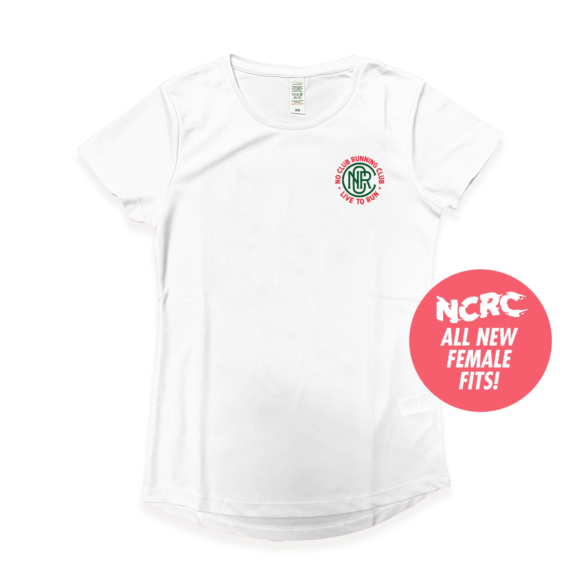 NCRC Female Fits: Ash Willerton Heritage - White Short Sleeve Training Jersey