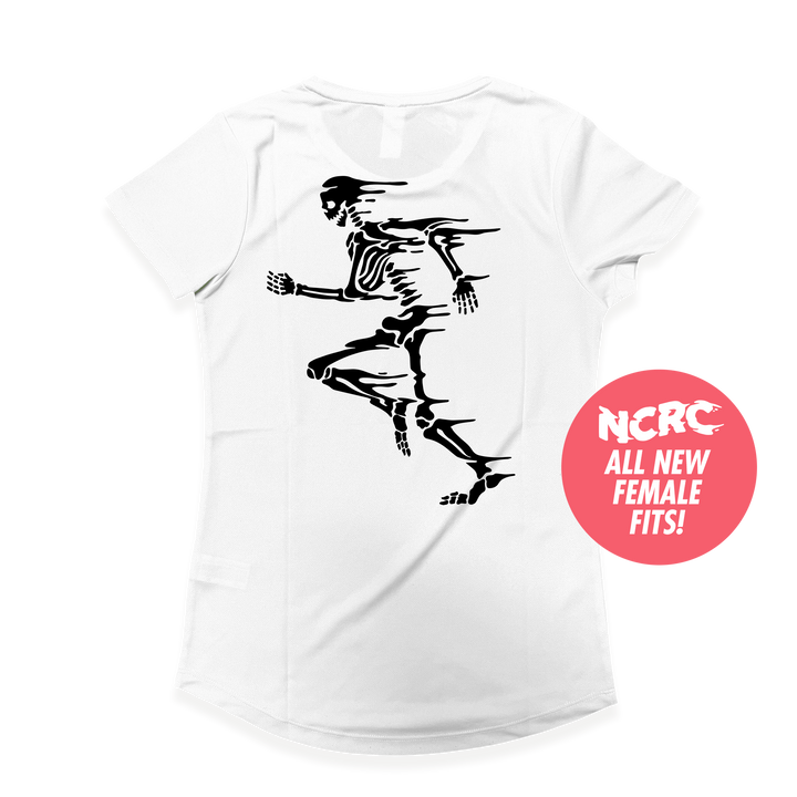 NCRC Essentials: Female Fits - Short Sleeve Training Jersey - White