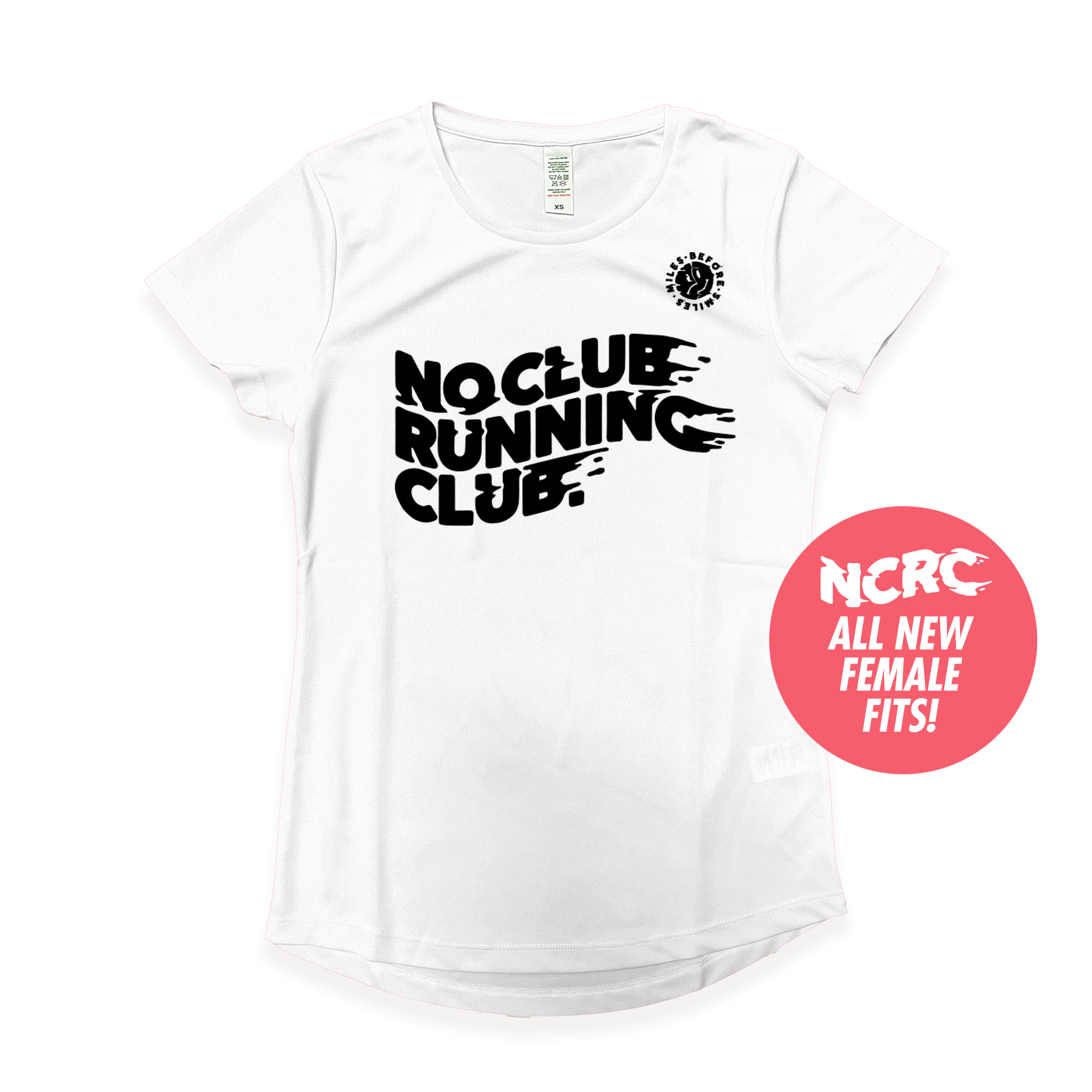 NCRC Essentials: Female Fits - Short Sleeve Training Jersey - White