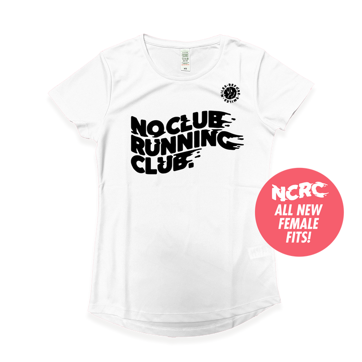 NCRC Essentials: Female Fits - Short Sleeve Training Jersey - White