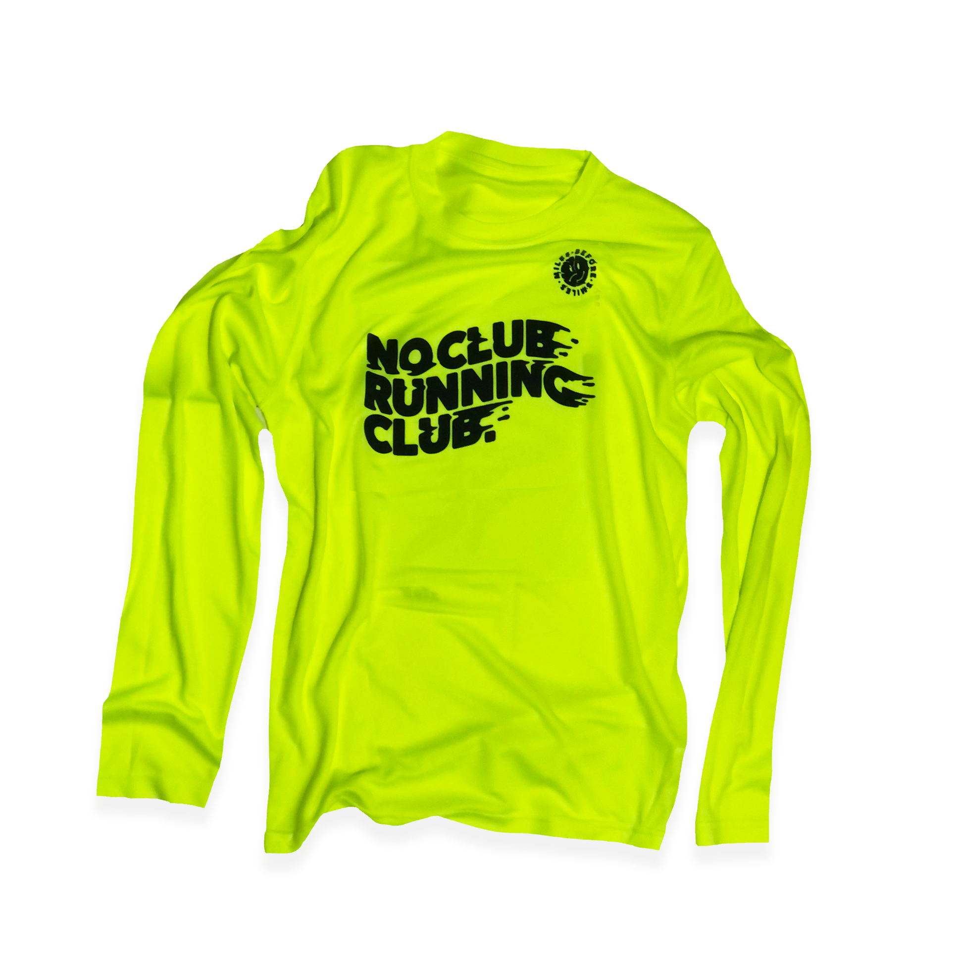 NCRC Essentials: Unisex Fit -  Long Sleeve Training Jersey - Fluro Yellow