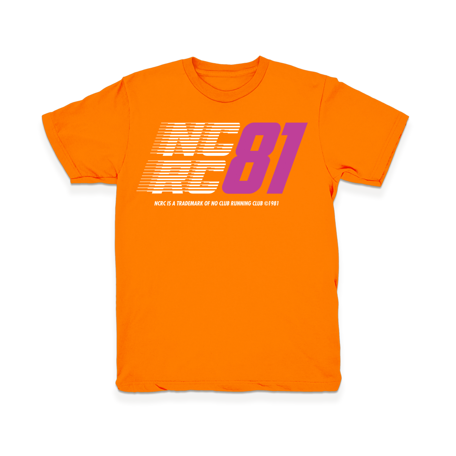 NCRC: 81- Short Sleeve Training Jersey - Fluro Orange