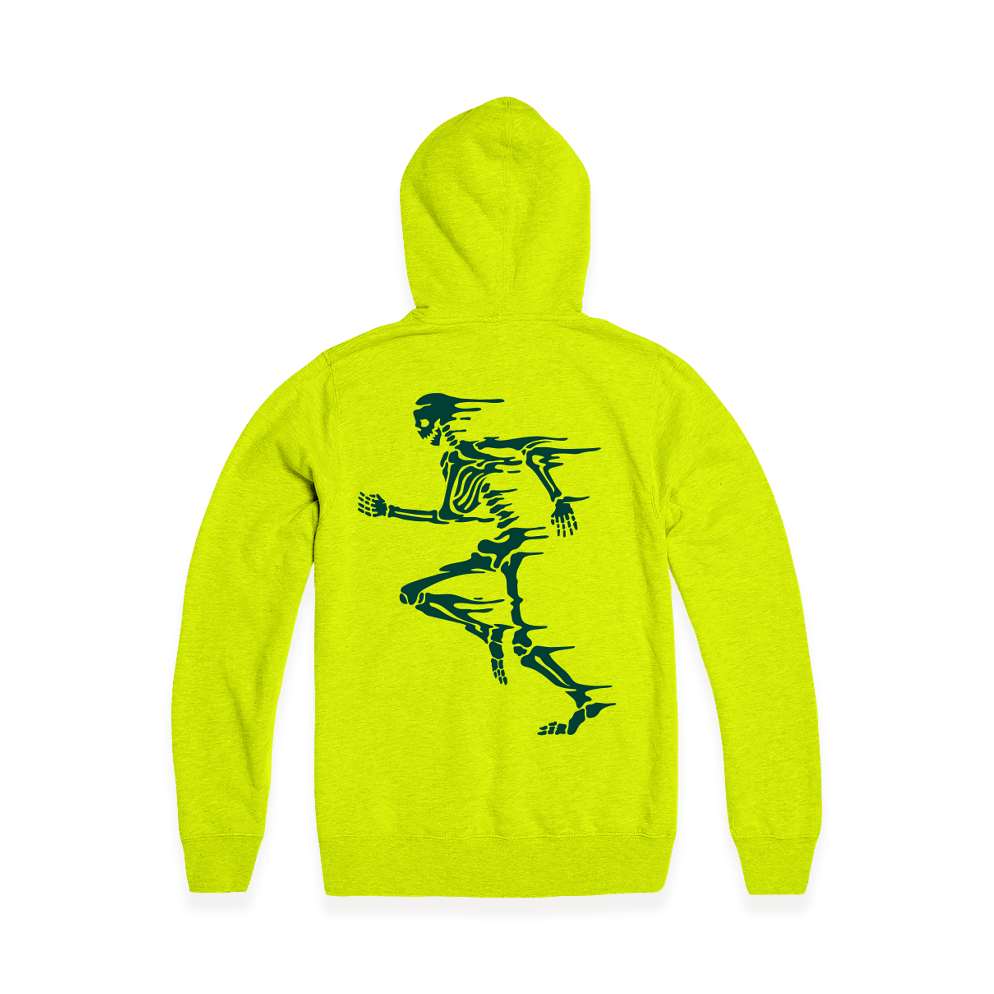 NCRC: Unisex Fits - Skelly Dryblend Pullover Hoodie '22 - Fluro Yellow