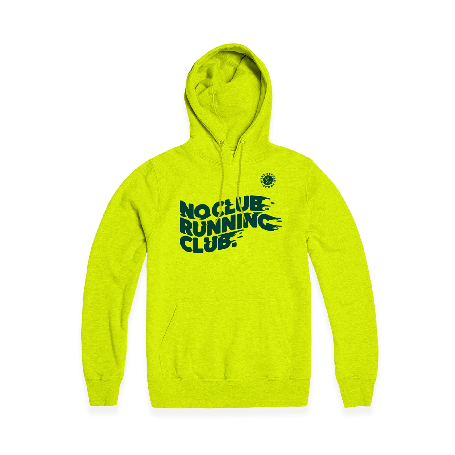 NCRC: Unisex Fits - Skelly Dryblend Pullover Hoodie '22 - Fluro Yellow