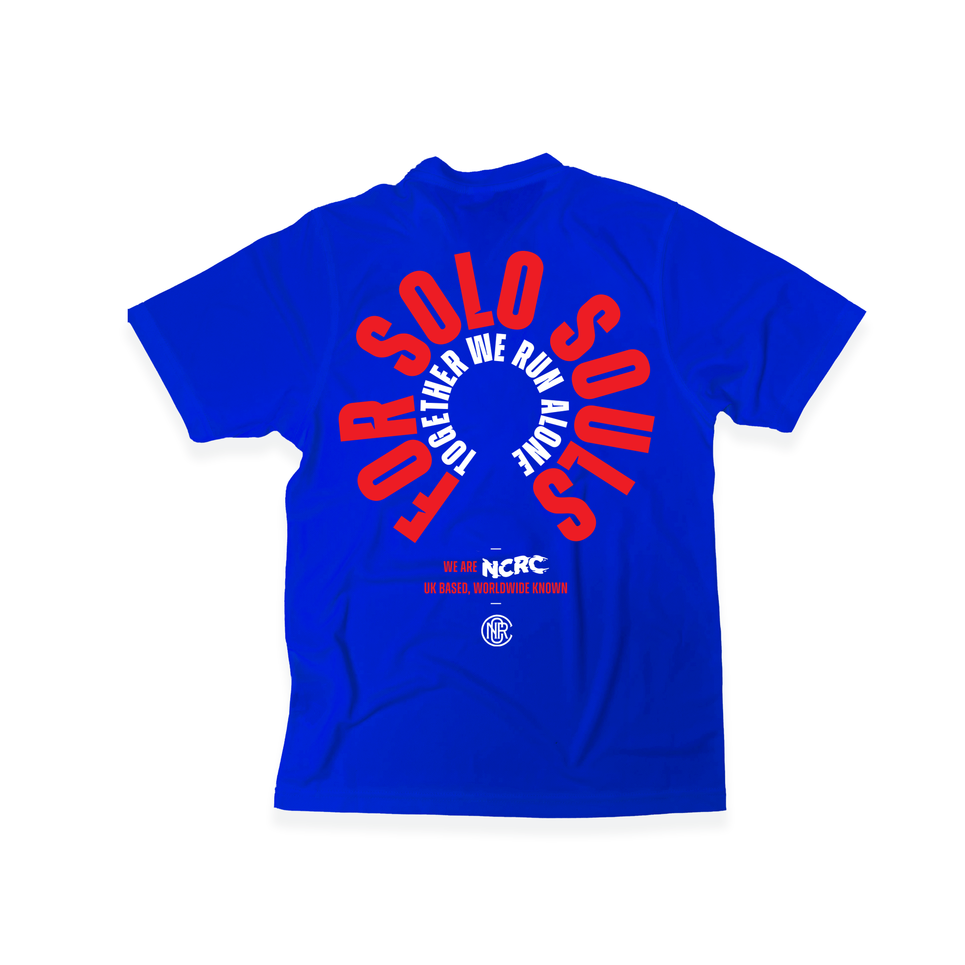 NCRC Unisex Fits: Spring '23 - Limited Edition Short Sleeve Tee - Solo Souls - Royal Blue